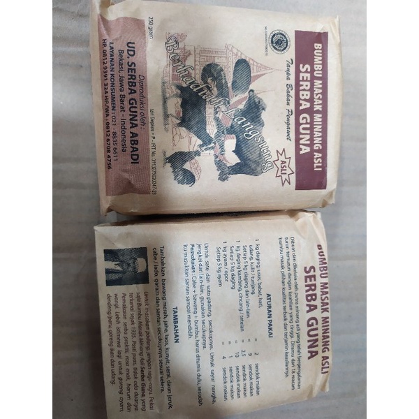 

Bumbu gulai spesial serba guna 250gram isi 4 bungkus 1kg/ bumbu instan