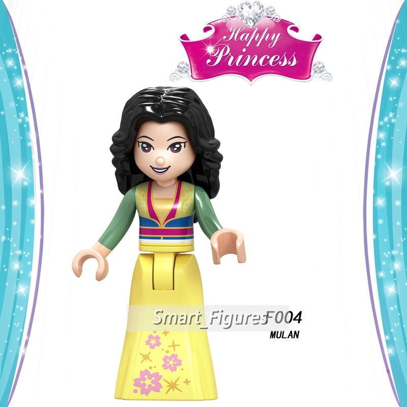 Mainan Action Figure Princess Belle Beast Anna Elsa Fairy Tales Cinderella Mu Lan Untuk Hadiah Anak Perempuan