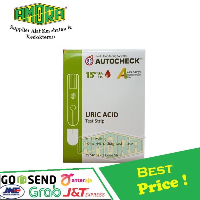 

STRIP AUTOCHECK Uric Acid/Asam Urat - ISI 25 STRIP
