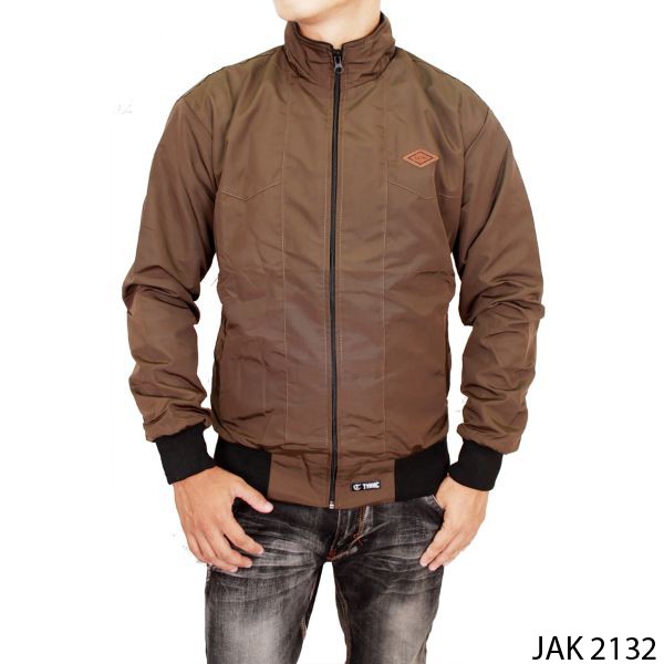 jaket keren pria Parasut Coklat – JAK 2132