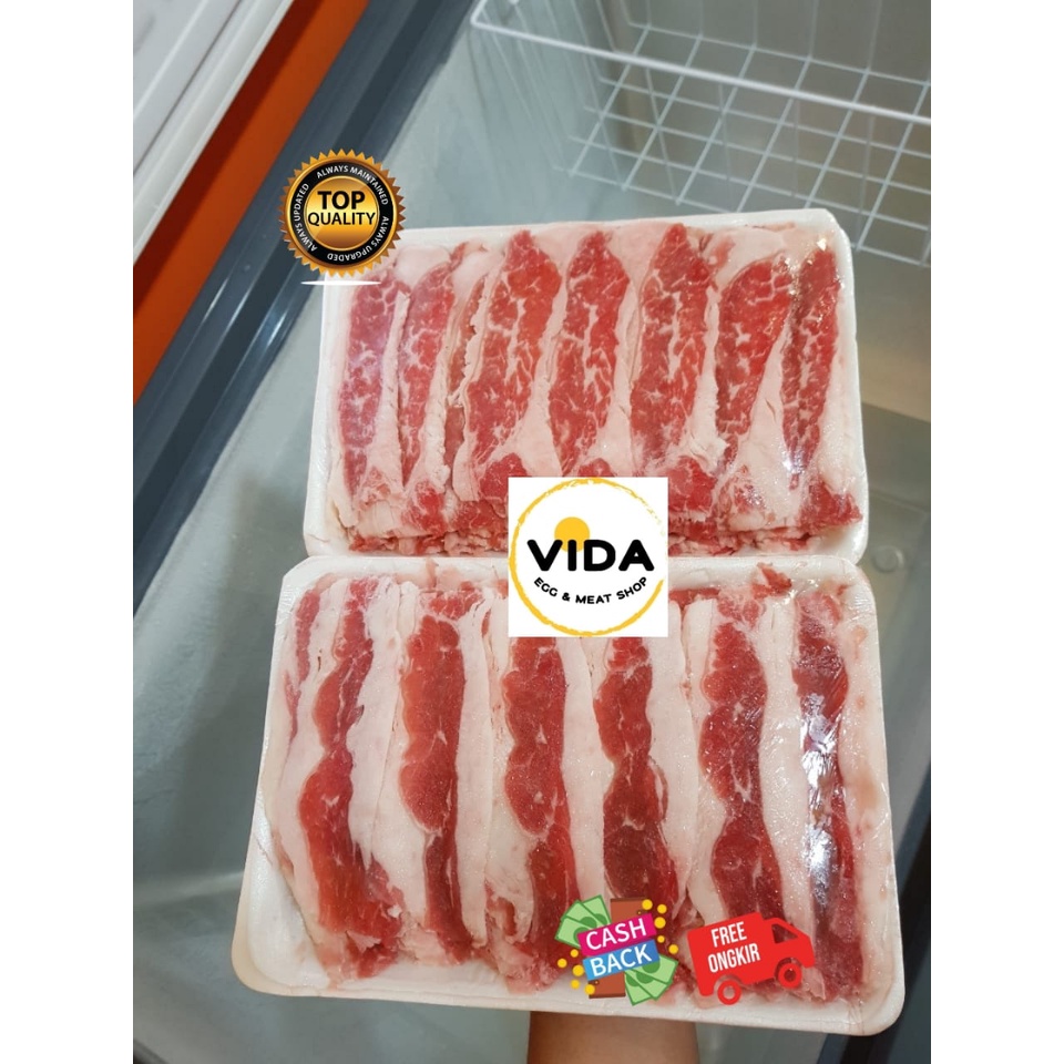 

US Shorltplate Daging Sapi Slice 500 GR