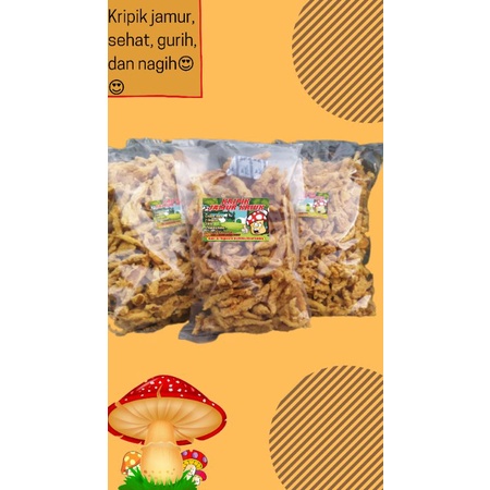 

kripik jamur 400gr