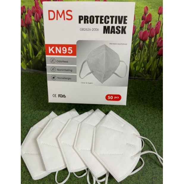 Masker KN95 Putih 5Ply Protective mask 1 box 10 pcs
