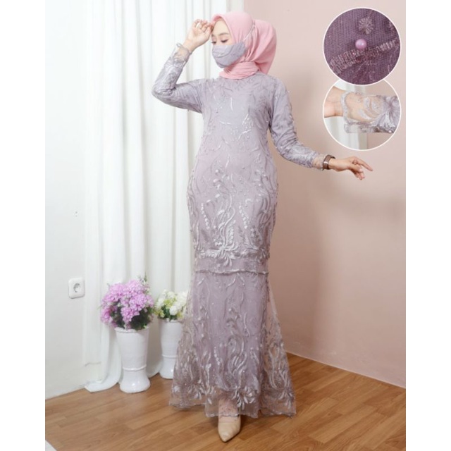 Gamis Duyung / Kebaya Modern / Gamis Pesta / Gamis / Kebaya Brukat / Kebaya / Gamis Modern /
