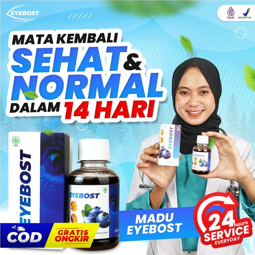 Eyebost Vitamin Mata Original Madu Herbal Alami 130ml