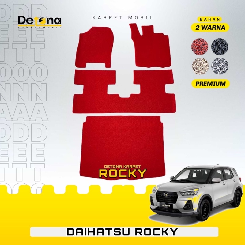 Karpet Mobil Mie PREMIUM DAIHATSU ROCKY 2021-2025 / Karpet Mie Mobil DAIHATSU ROCKY 2021-2025