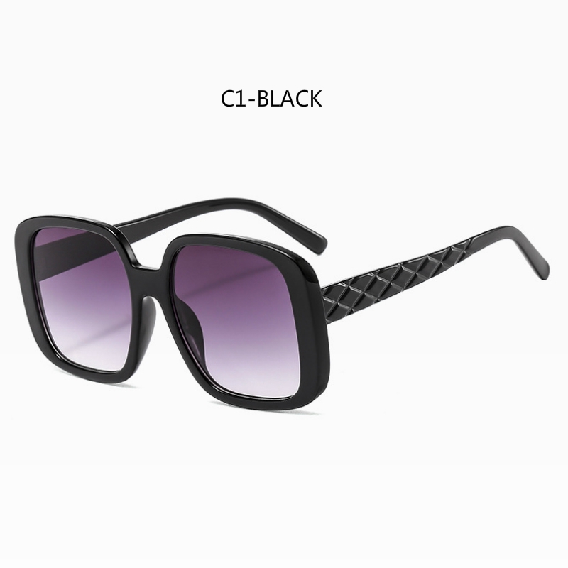 Fashion big frame Korean style square all-match sunglasses