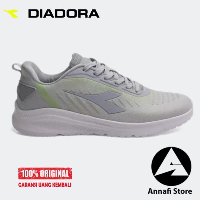 Jual Sepatu Running Wanita Diadora Ciello Diay21F0309L - Grey Lime