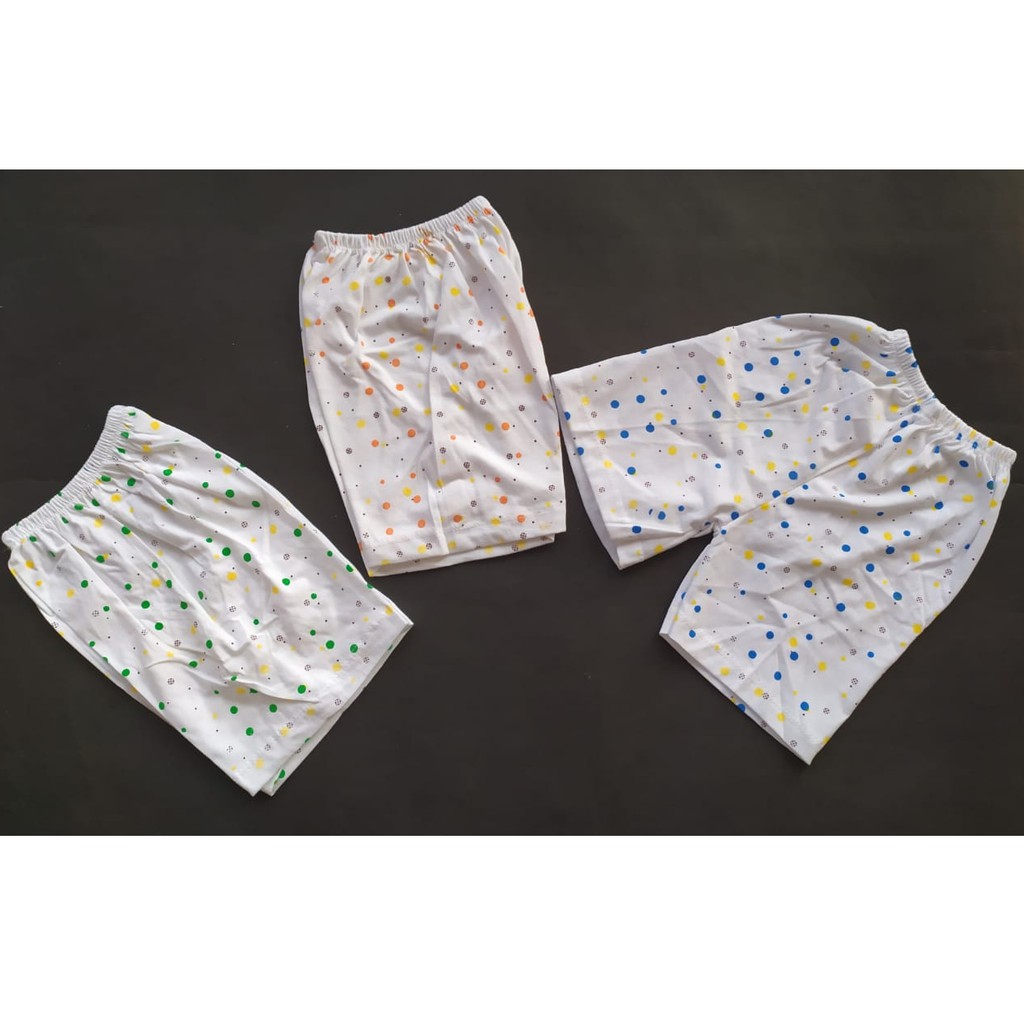 Celana Pendek Bayi Polkadot isi 12 pcs