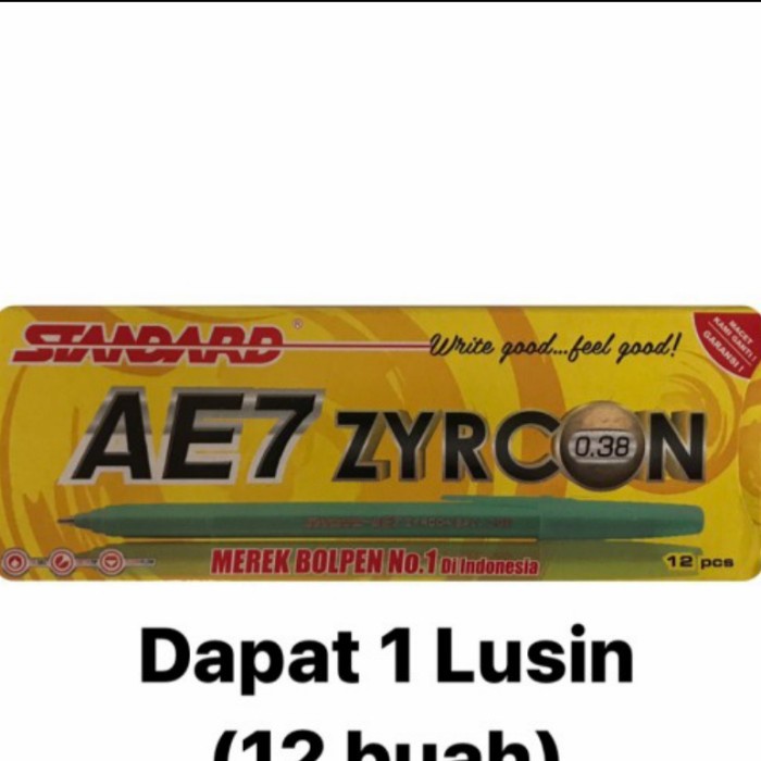 

Kusus Hari Ini Pulpen Standard Ae7 Zyrcon 0 38Mm Sepak(12Pcs) Hitam/Biru Bagus