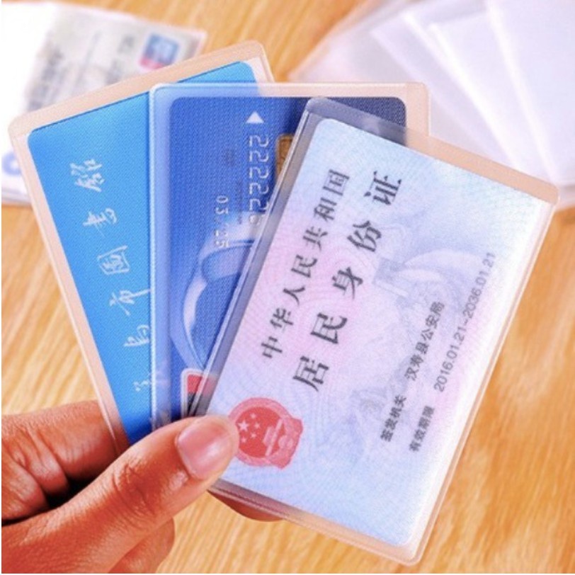 

Cover Kartu ATM SIM KTP dll / Plastik Cover Pelindung Kartu Anti Gores