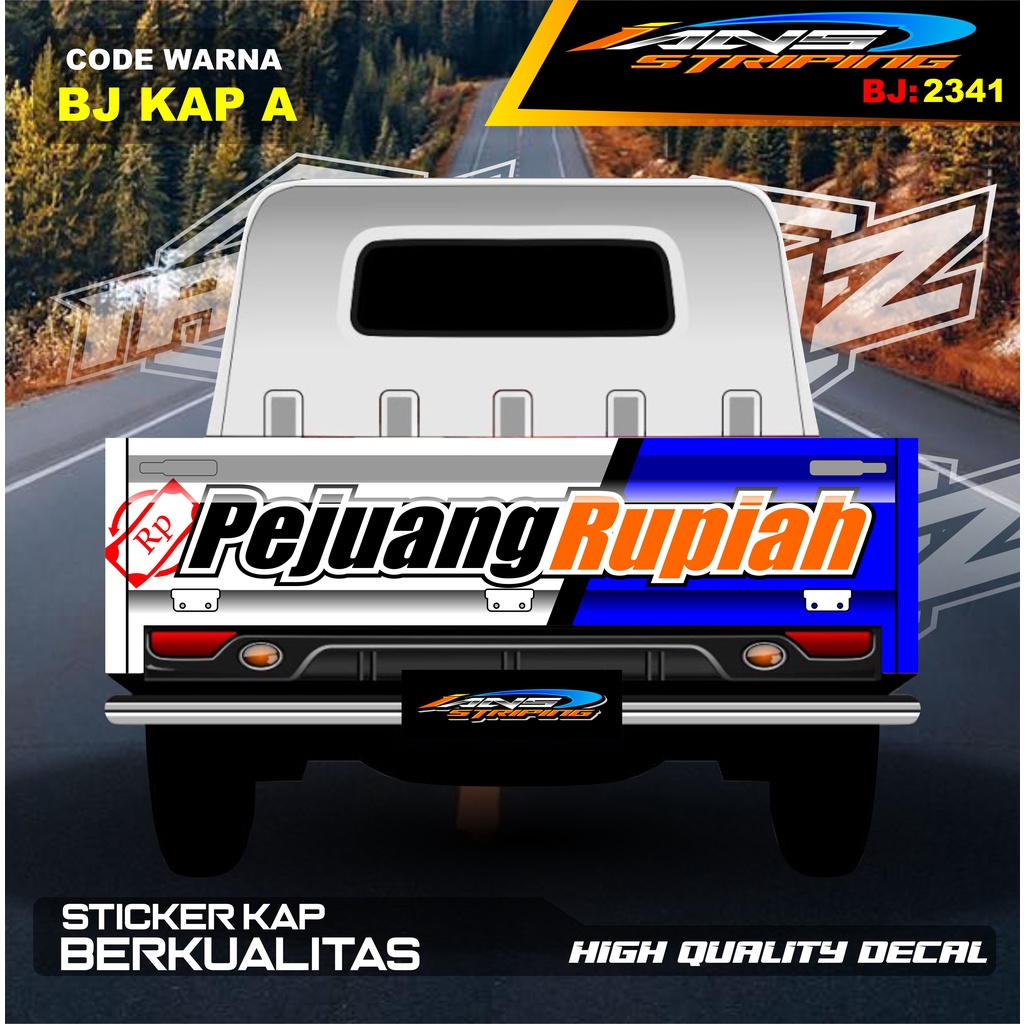 STICKER BAK BELAKANG GRANMAX / STICKER VARIASI GRANMAX PICK UP / DECAL STIKER CARRY PICK UP / STIKER VARIASI PICK UP L300