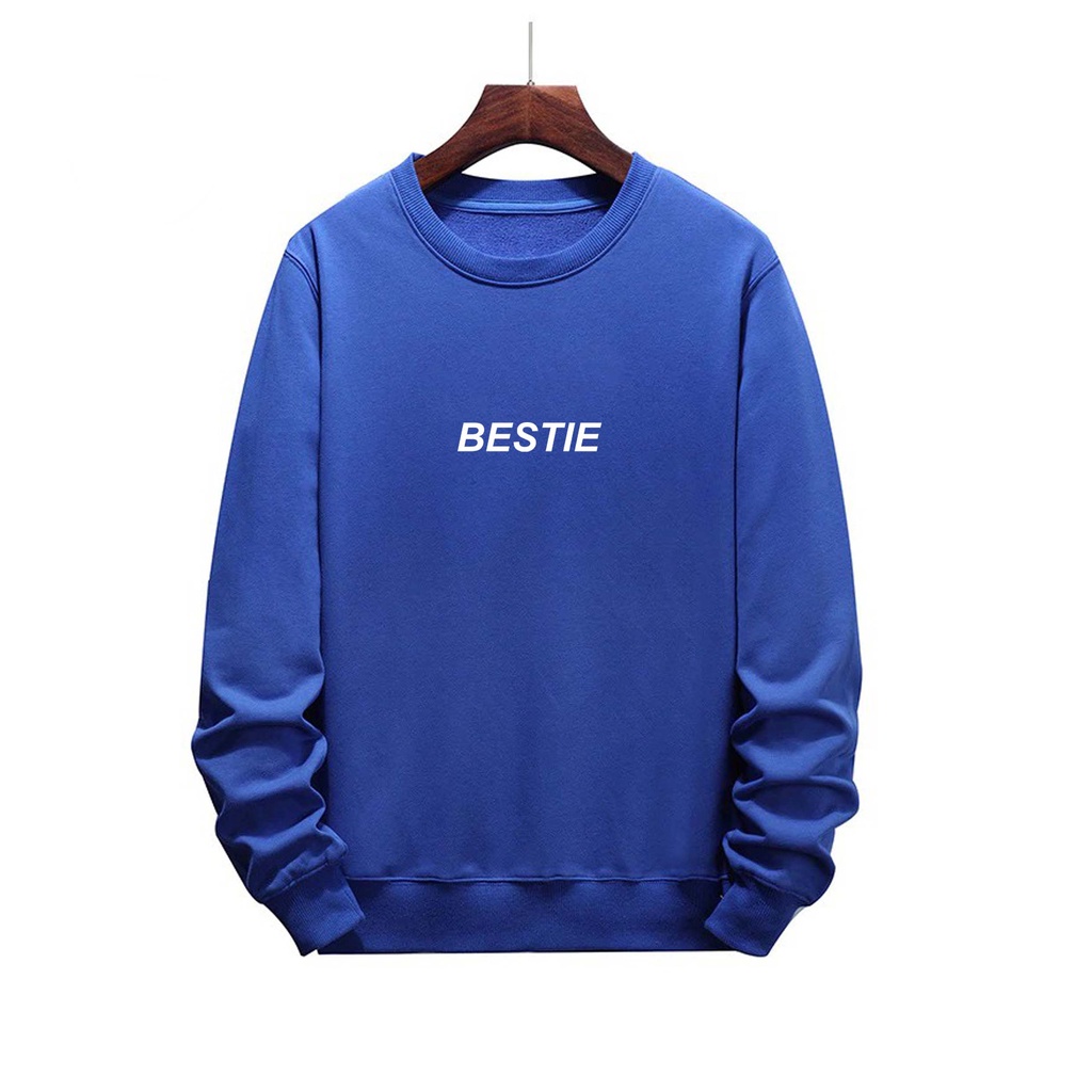 SWEATER OVERSIZE CREWNECK BESTIE  STREETWEAR  SWEATSHIRT PRIA DAN WANITA