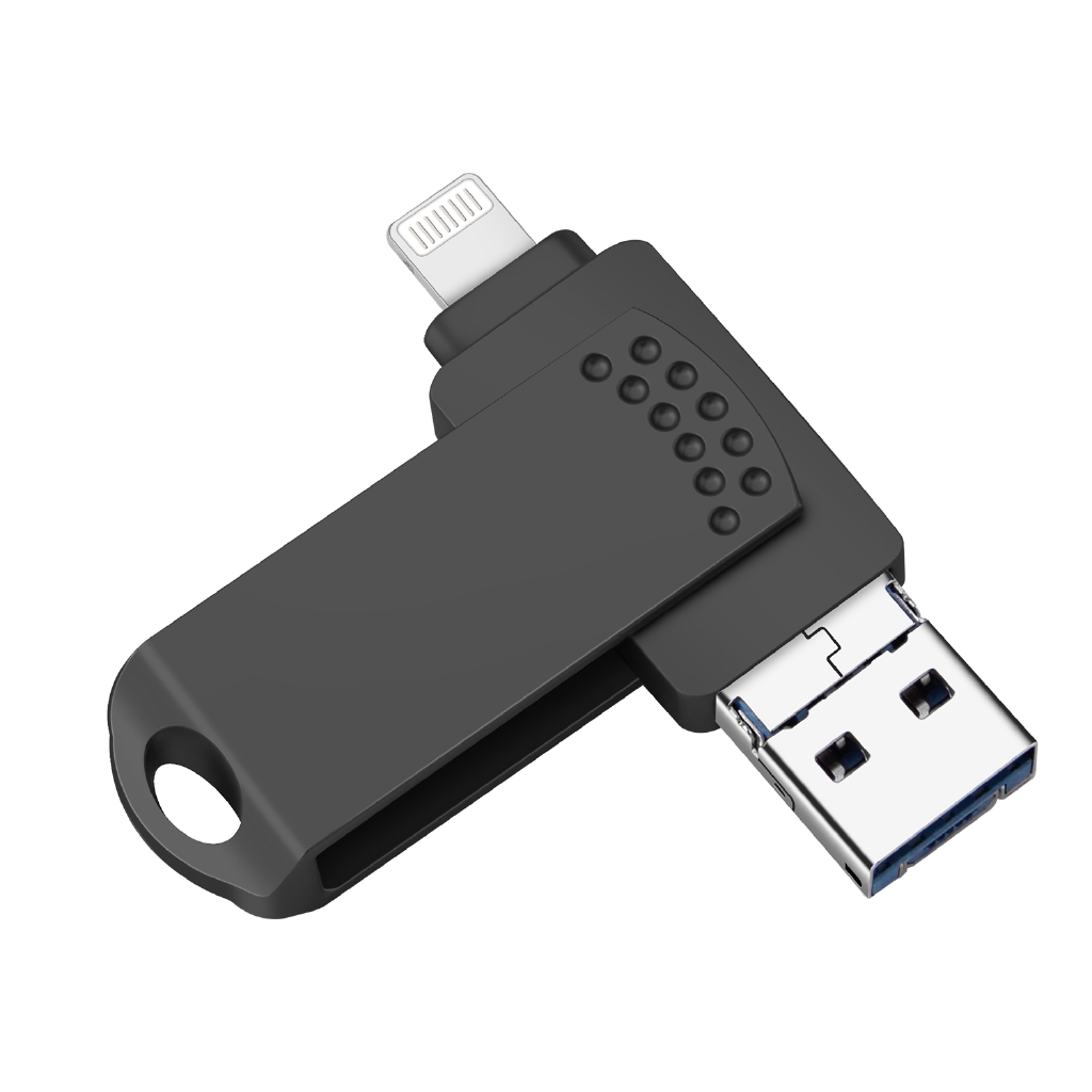 Flash Disk USB OTG 3in1 untuk iOS / iPhone / Android