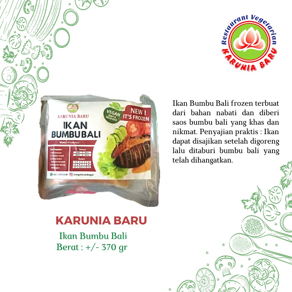 

KARUNIA BARU Ikan Bumbu Bali 370 gr