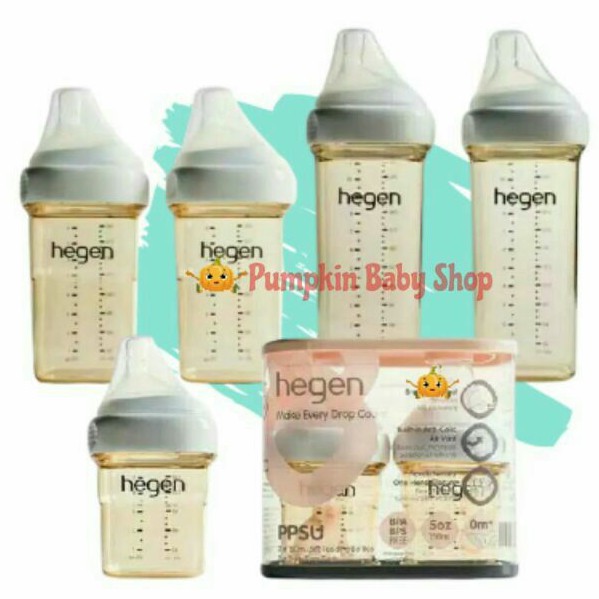 Hegen Feeding Bottle PPSU - Botol Susu Bayi Hegen All Varian 150ml - 240ml &amp; 330ml