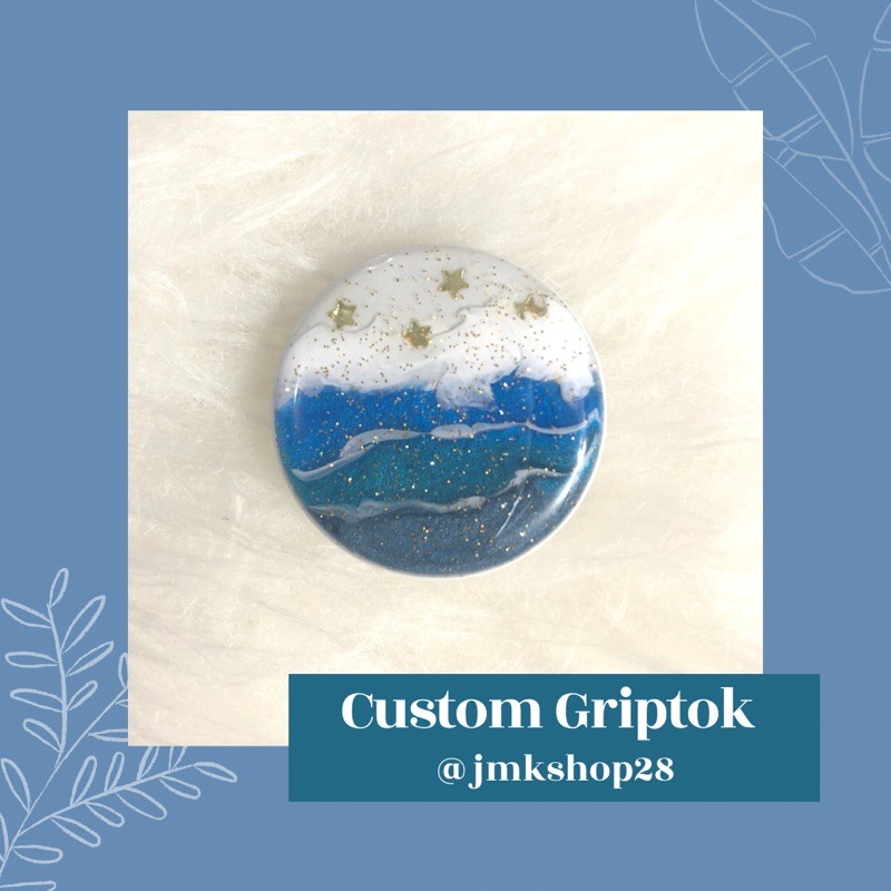 Custom Griptok / Popsocket Resin (Abstract)