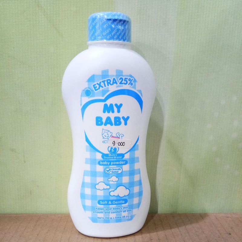 MY BABY POWDER SOFT&amp;GENTLE, SWEET FLORAL, BIANG KERINGAT, FRESH FRUITY 150+38GR