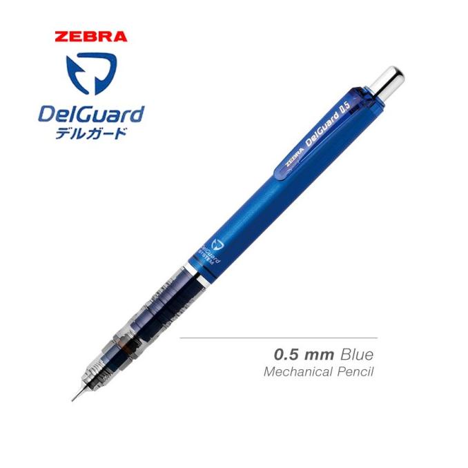 

ZEBRA DelGuard Mechanical Pencil 0.5 mm Blue Body