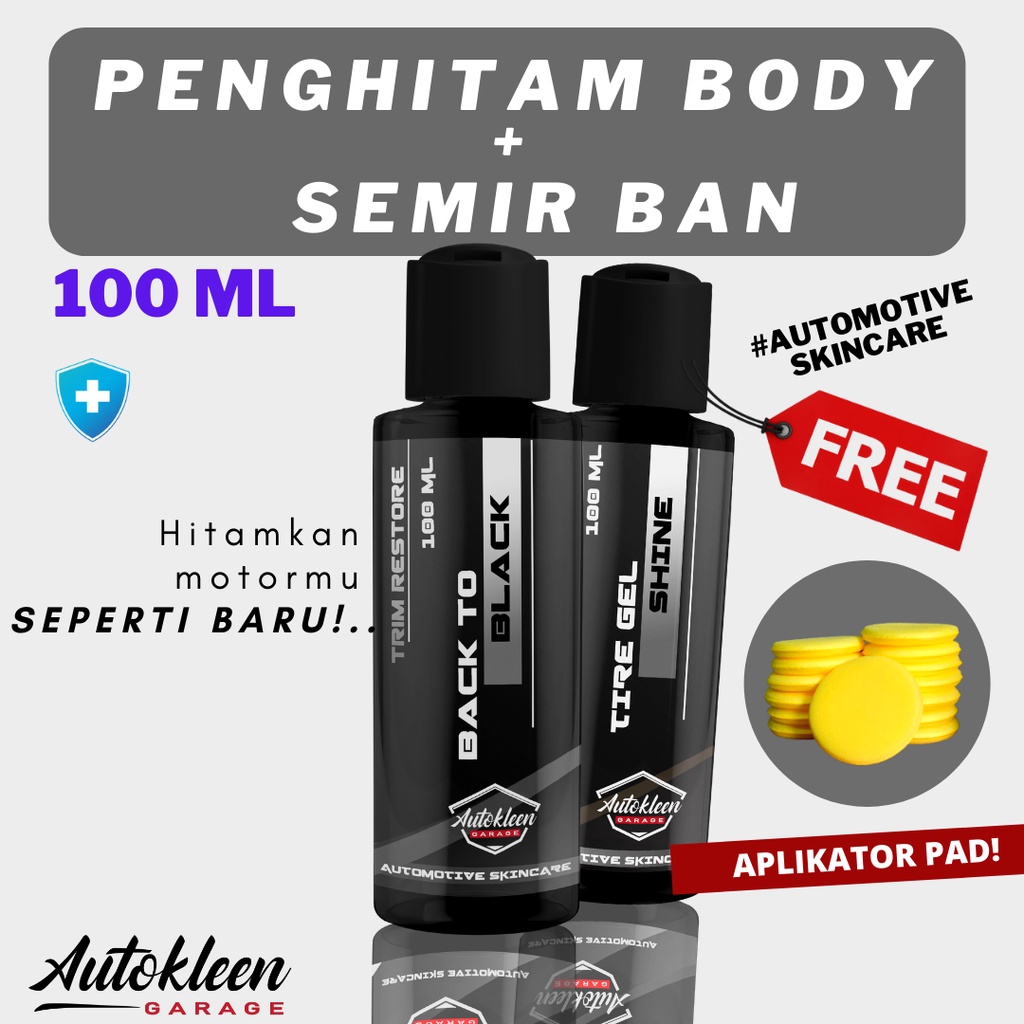 Jual Promo Paket Penghitam Body Motor Dashboard Permanen Ml