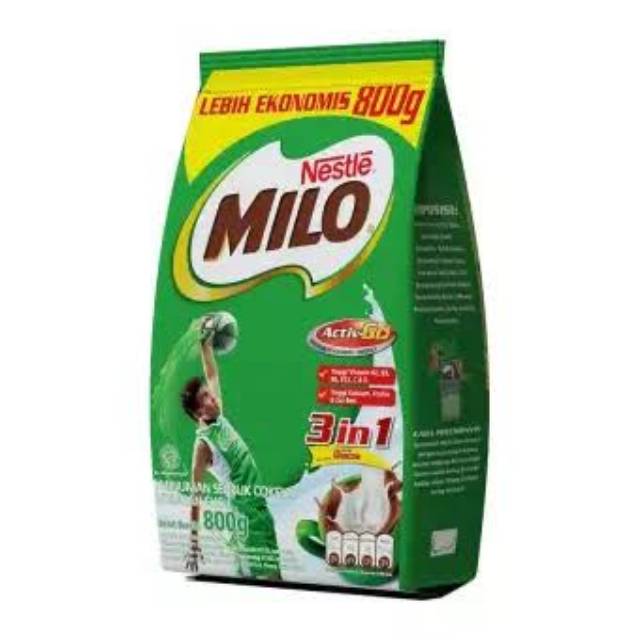  MILO  3 IN 1 800GR Shopee Indonesia