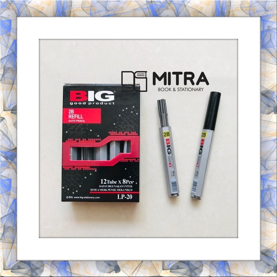 

Refill Isi Pensil Mekanik BIG 2B 90mm x 2.0mm