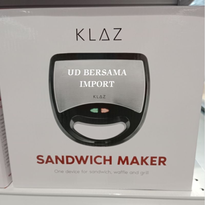 KLAZ Toaster Sandwich Waffle 3In1 Alat Pemanggang Roti