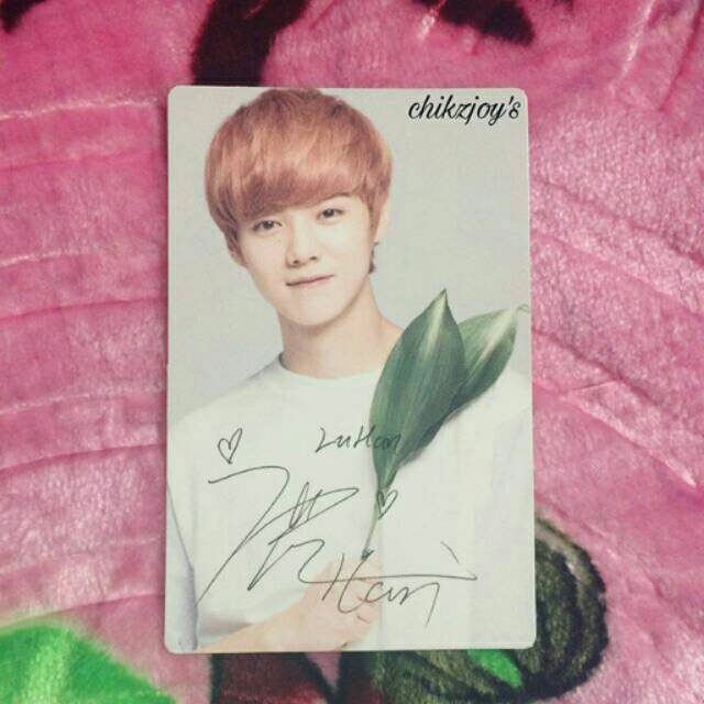 EXO Luhan Nature Republic photocard