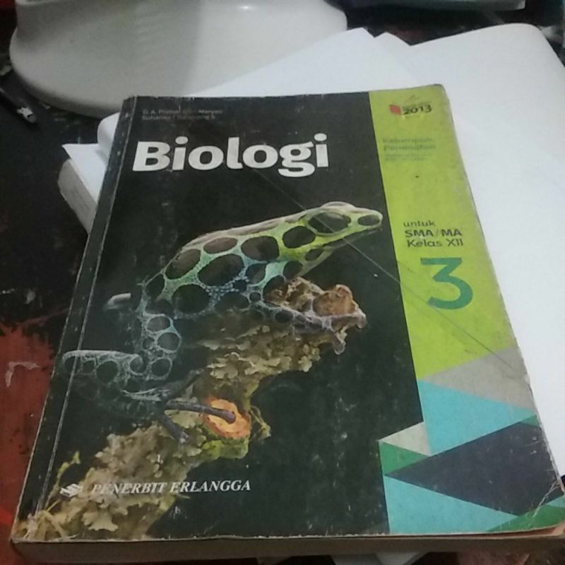 buku biologi SMA/ MA kelas 3-12 penerbit Erlangga