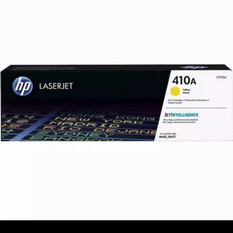 Toner Laserjet Color Original HP 410A CF410A CF411A CF412A CF413A For Printer M452 M477