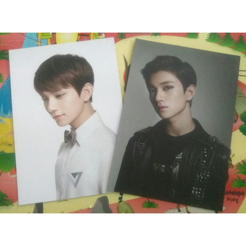 Seventeen 17Carat Postcard Set (White & Black) Joshua