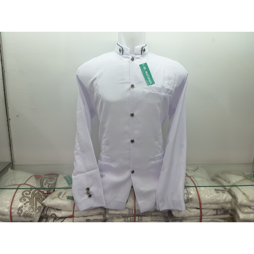 promo Jas Koko Jasko Putih Bersih Polos Baju Koko Al Muttaqin Collection murah kualitas bagus