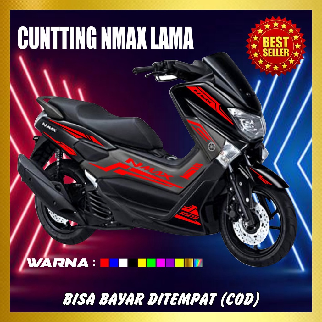 CUTTING STICKER NMAX OLD STICKER CUTTING NMAX LAMA