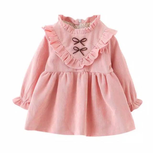 Dress Anak Pink Import