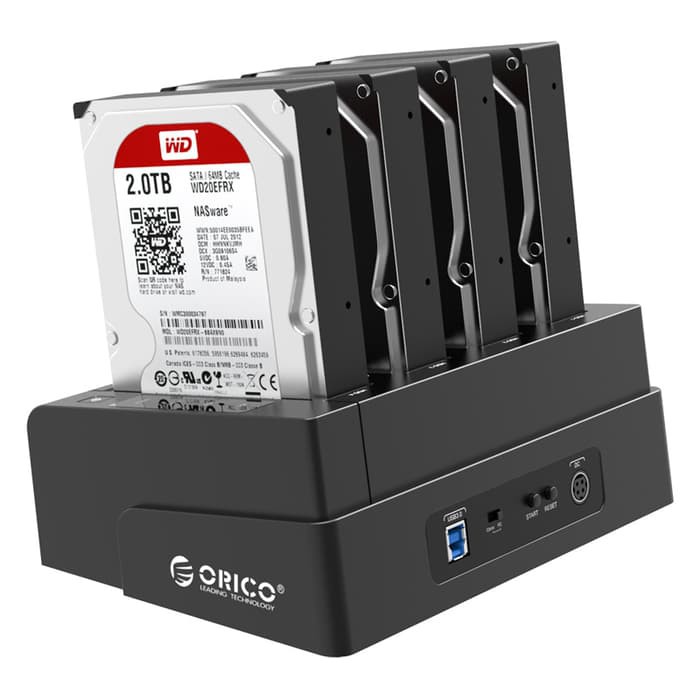 ORICO 6648US3-C 2.5 &amp; 3.5inch 4 bay 1 to 3 Clone External Hardisk Dock