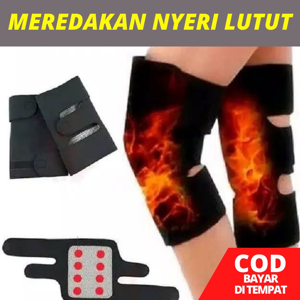 Deker Lutut Alat Terapi Lutut Magnetik Terapi Sendi Pemanas Nyeri Lutut Dengkul Kaki