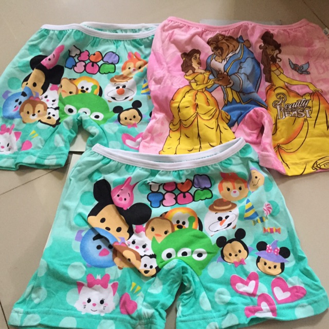 Celana Dalam Anak Cewek Boxer Jessie & Mike