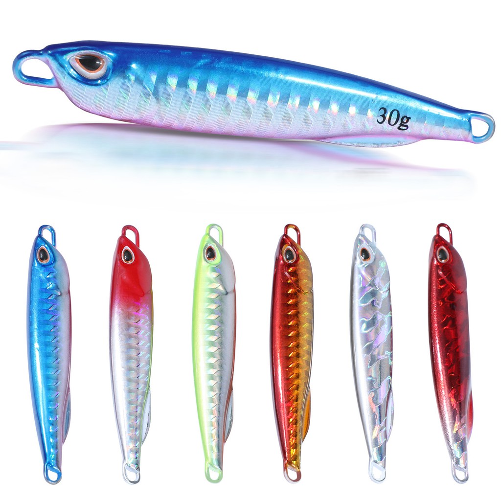 Sougayilang Memancing Jig Umpan 10G 20G Logam Jigging Umpan Jig Tenggelam Umpan untuk Air Asin Laut Memancing Um