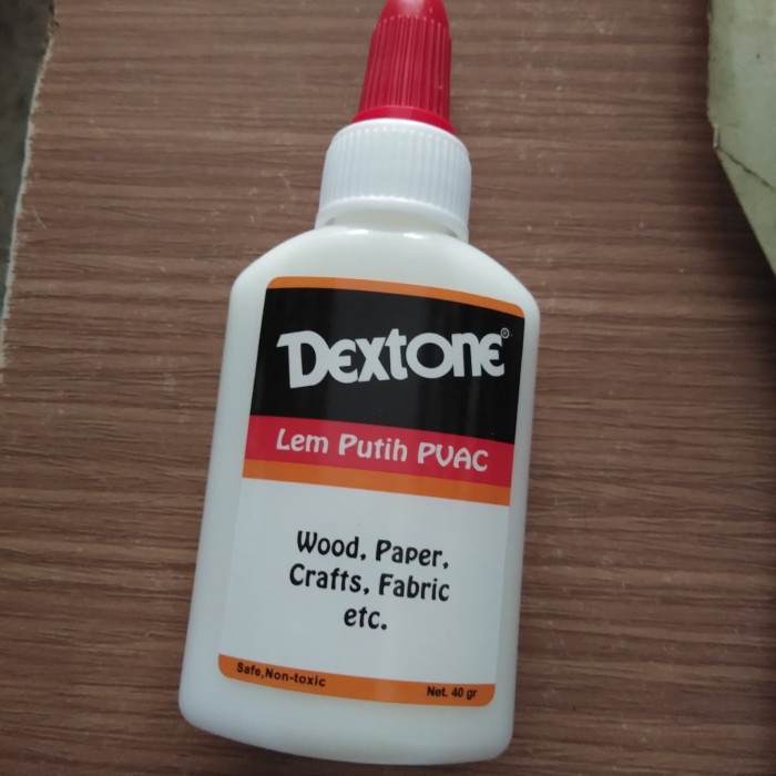 

New Trend! lem putih kayu kertas pvac dextone 40 gram bisa cod