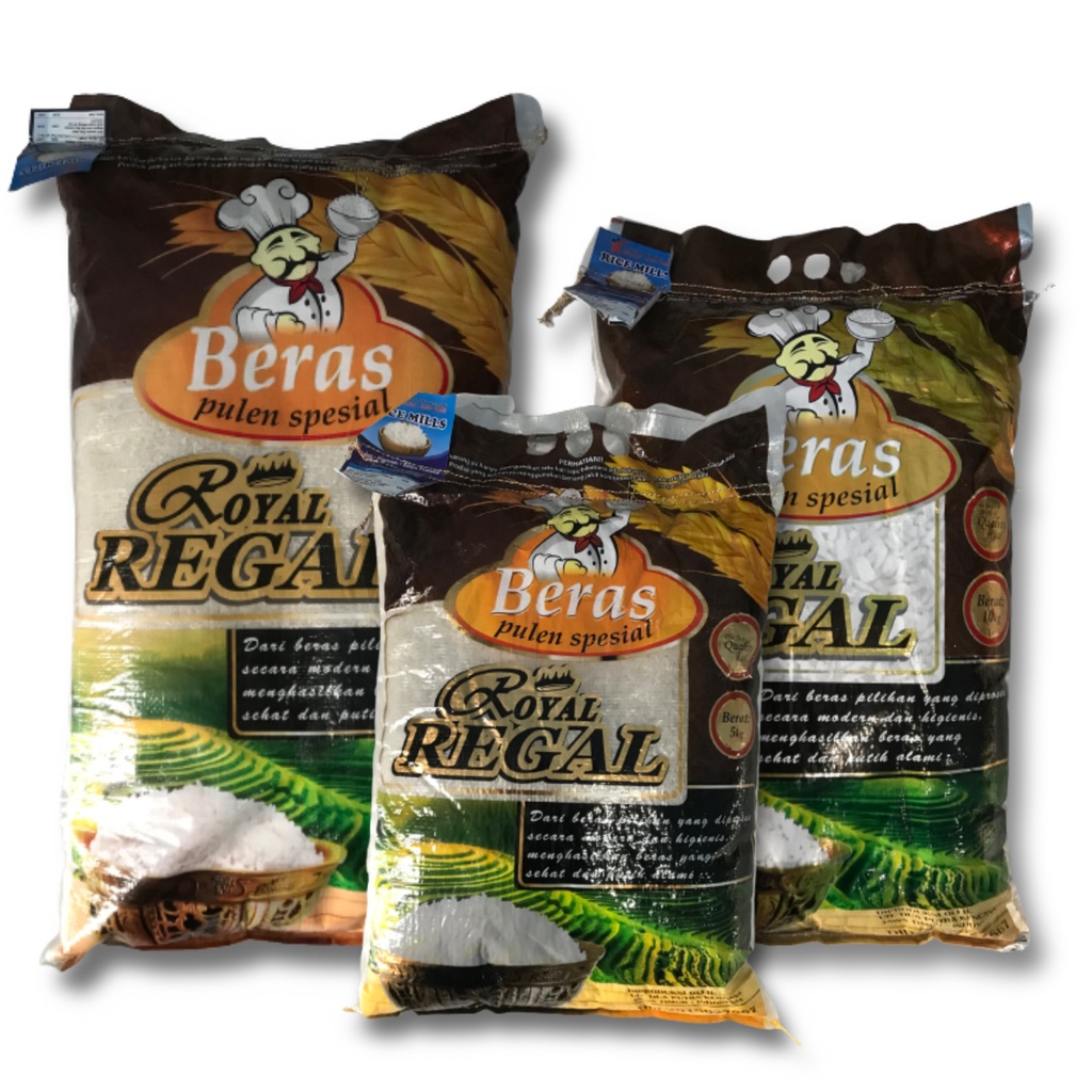 

Beras Premium Cap Royal Regal varian 20kg / 10kg / 5kg