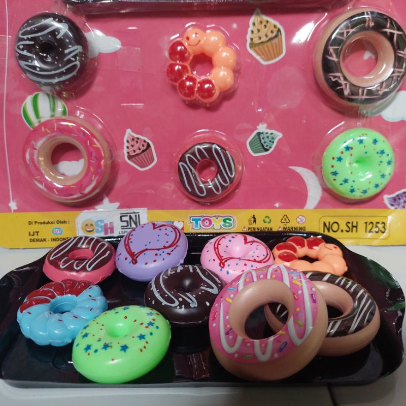 Mainan Makanan Masak Masakan Donat Siap Saji donat set Tasty - DONAT SET K