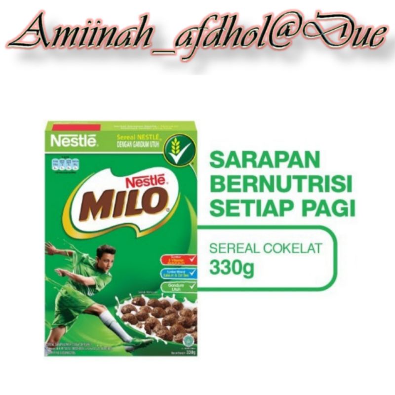 

Milo Sereal Coklat [ 330gr ]