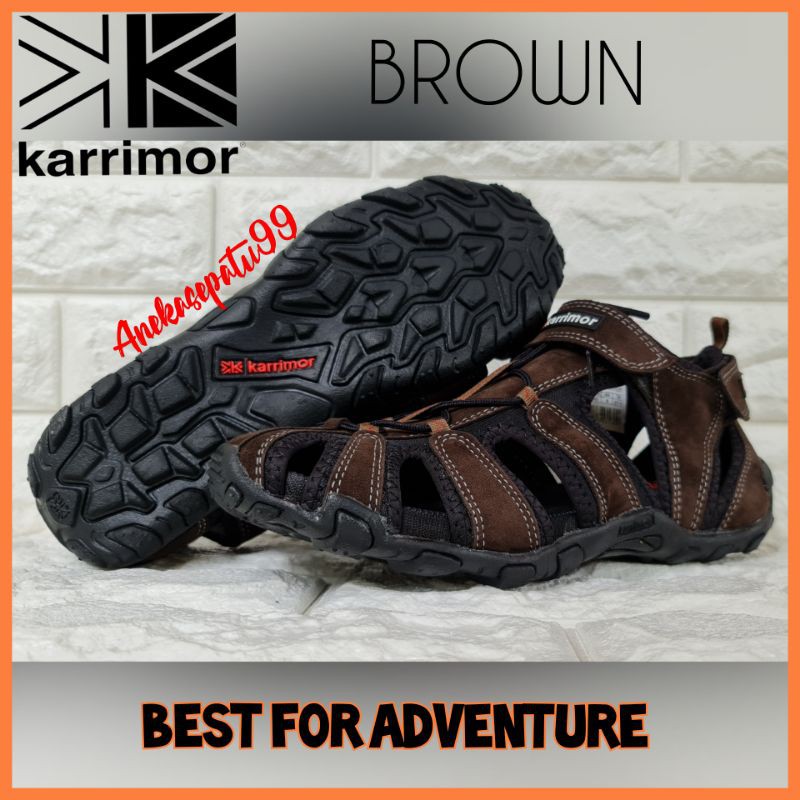 SANDAL GUNUNG SEPEDA MTB KARRIMOR PRIA DAN WANITA / SEPATU SANDAL OUTDOOR TRACKING HIKING / SANDAL KARRIMOR GUNUNG ANTI SLIP SOL KARET