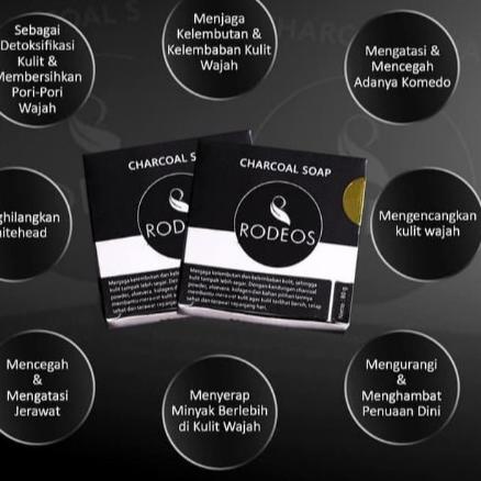 ➳ Sabun Rodeos Charcoal Soap Original ➱