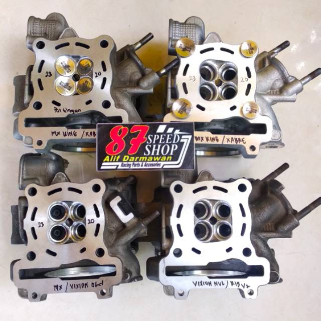 cylinder head kop deksel Custom Klep 22-19 dan 23-20 Jupiter MX Vixion old