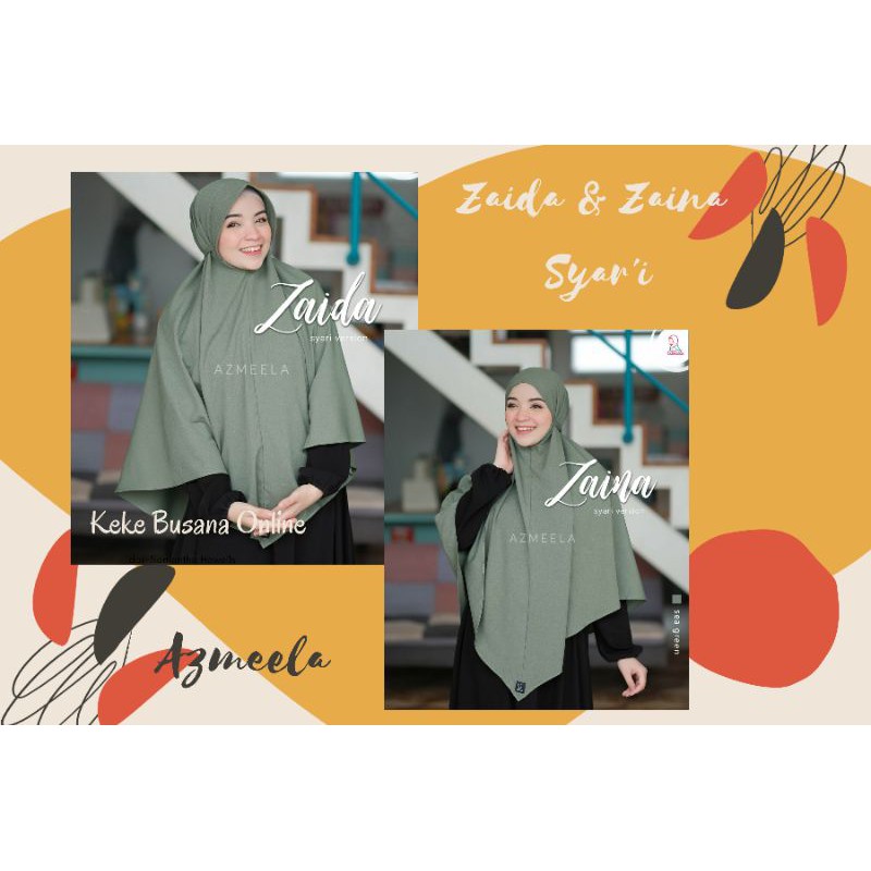 Khimar Zaida Syar'i &amp; Zaina Syar'i ~ Azmeela ~