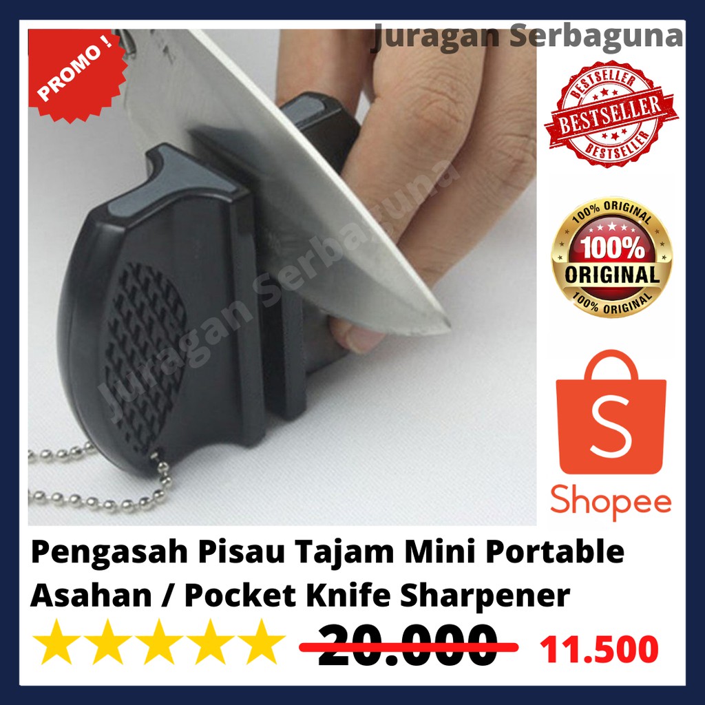 Pengasah Pisau Tajam Mini Portable Asahan / Pocket Knife Sharpener