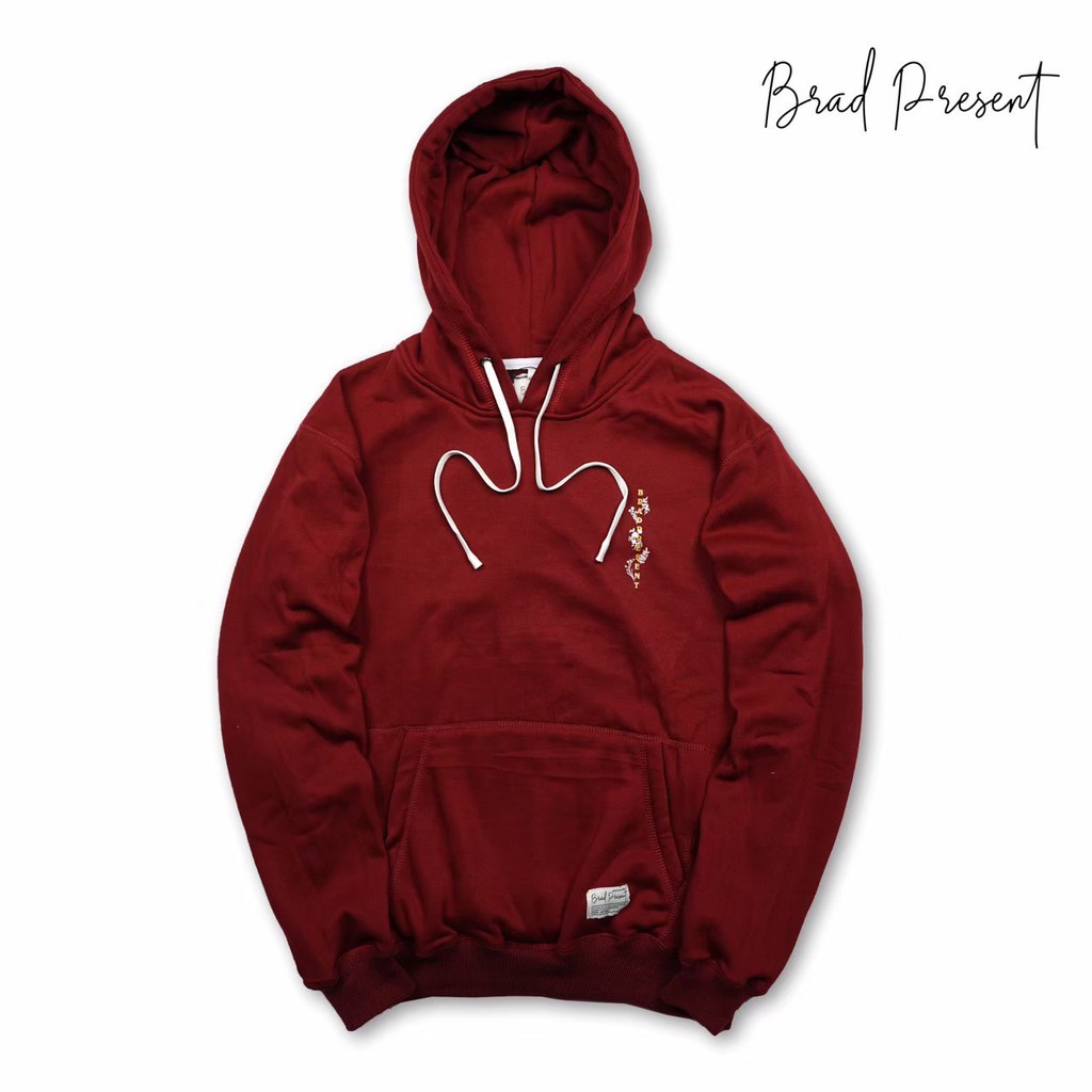 Jaket Sweater Hoodie BRAD SENI – Red Edition Trendy Casual Unisex Good Brand Quality Stylish