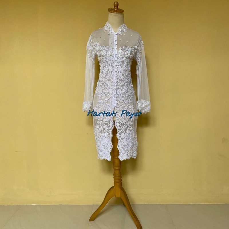 Kebaya Akad Nikah Full Payet / Kebaya Tunik / Gaun Pengantin / Wedding Dress