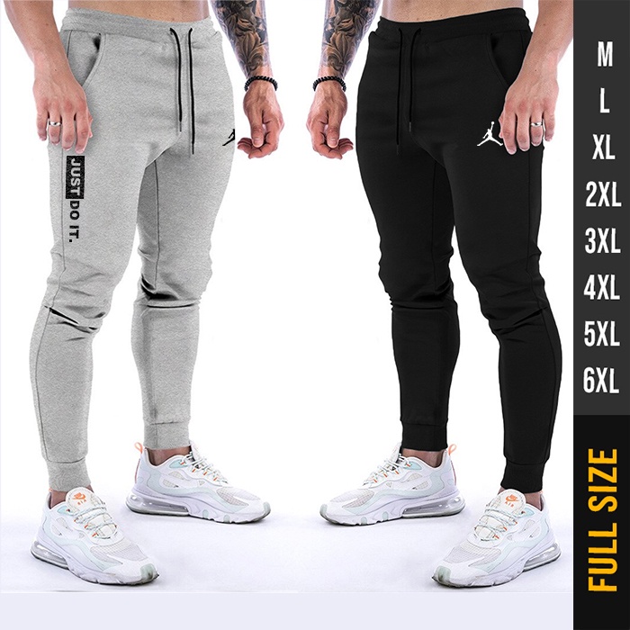 JOGGER TRAINING PANJANG PRIA BIG SIZE CELANA PANJANG PRIA OVERSIZE CELANA OLAHRAGA PRIA JUMBO NK